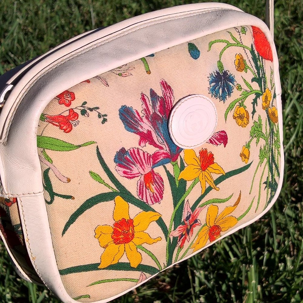 GUCCI Flora Crossbody Bag / Matching Shoes Avail.